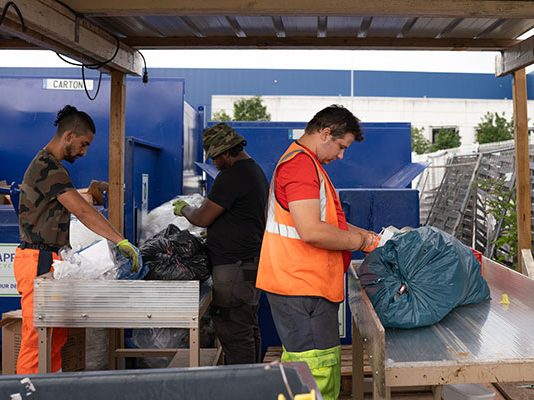 Tri des déchets événementiel